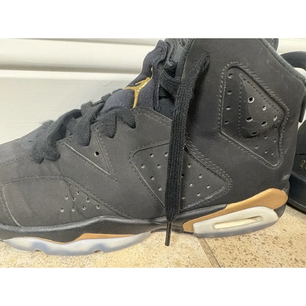Air Jordan 6 Retro Defining Moments DMP Black Metallic Gold 6y CT4964-007